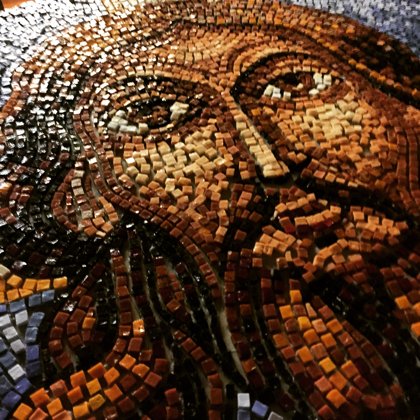 Palangos Iveros Dievo Motinos ikonos cerkvės ikona kurta memininkės Angelinos Banytės