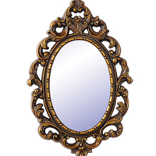 VEIDRODIS OD: 52 X 34 X 3 CM; ID: 30.5 X 21 CM Product code: V25