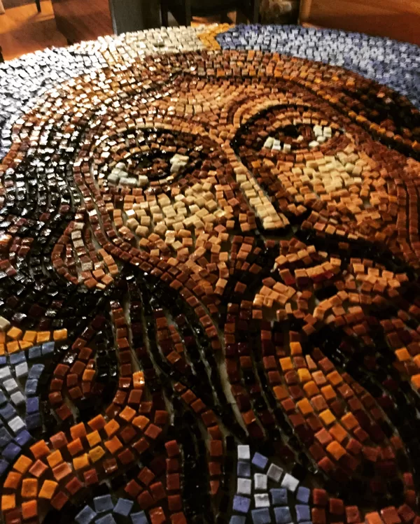 Palangos Iveros Dievo Motinos ikonos cerkvės ikona kurta memininkės Angelinos Banytės