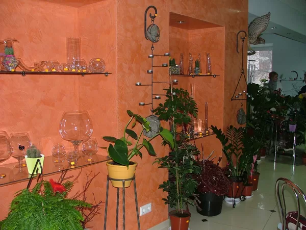 Dekoratyvinis dažymas ,,Gėlių salonas''